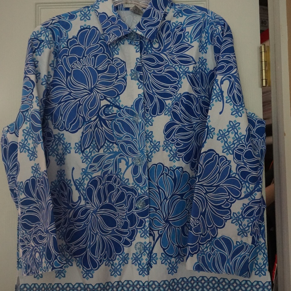 Draper's & Damon's Size LARGE Blouse
